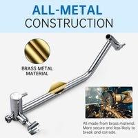G-Promise All Metal Shower Diverter with 13.5 Inch Extended Holder(Chrome)