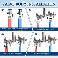 G-Promise 316 Marine Grade Stainless Steel 10" Rainfall Outdoor Shower Kit | SUS 316 Stainless Steel, Easy Install, Height Adjustable, Exposed Wall Mounted, for Poolside, Backyard, Coastal Homes